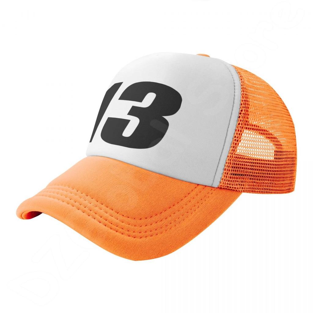 Number 13 Pattern Mesh Baseball Cap Trucker Hats Luxury Casual Cap Summer Sun Protection Caps for Men Women Fashion Denim Hat