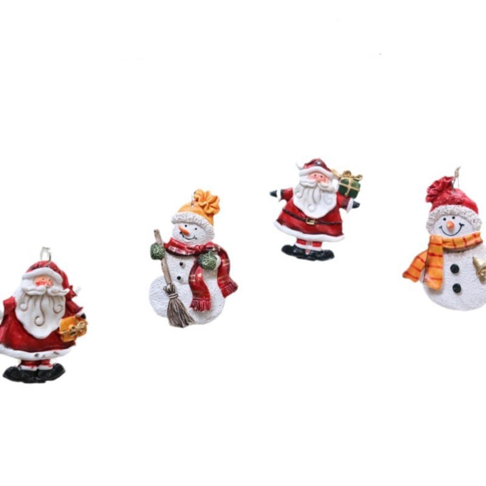 Retro Christmas Tree Decoration Pendant Resin Hanging Ornament  Background Layout