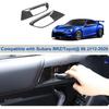 Car Inner Door Handle Frame Compatible with Subaru BRZ/Toyota 86 2012-2020, ABS Interior Door Handles Frame Cover Trim, Interior Door Bowl Trim Cover