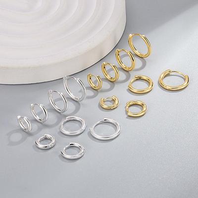 Ear Cuff Cerchio Minimalista Placcato Oro 18K Unisex – Gioielli di Moda di Alta Qualità