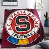 Coperta in Flanella Stampa AC Sparta Praha, Alta Qualità, Confortevole per Tutte le Stagioni, Decorazione per la Casa, Calore e Comfort, Perfetta per Regali di Natale