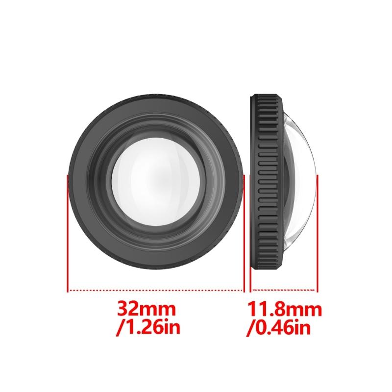 Replacement Glass Lens Protector For Action Camera Shockproof Anti Scratch Protective Scratch Resistant Accessories