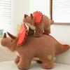 Adorable Triceratops Plush Toy Soft Dinosaur Stuffed Animal For Kids And Girls