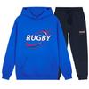 Children's Tracksuit - NPZ - Rugby Style - Hooded - Drawstring Trousers - 60% Cotton/40% Recycled Polyester