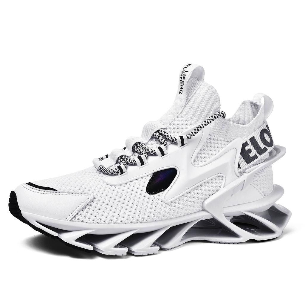 Men's Fashion Blade Shoes Mesh Outdoor Sports Shoes Breathable Running Sneakers Trendy Training Shoes