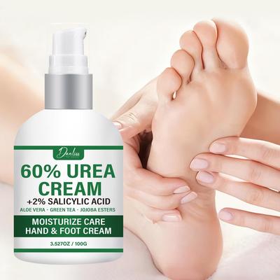 60% Urea Cream-Deep Hydration And Nourish The Skin-Silky Cream Texture, Easly Absorbed Upon Application-100ml