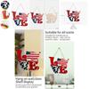 Charming American Independence Day Wooden Love Hanging Decor For Home And Hotel Display