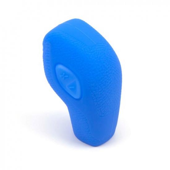 Car Case Gear Head Shift Collars Shift Knob Grips Cover Shift Lever Decor Cover синий