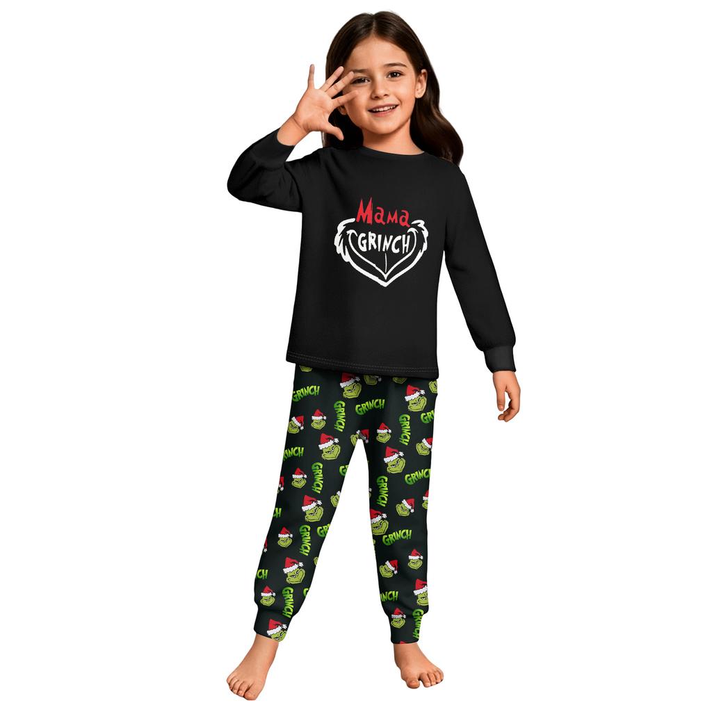 Children's  Boys And Girls Thin Two-piece  Long-sleeved Pants Two-piece