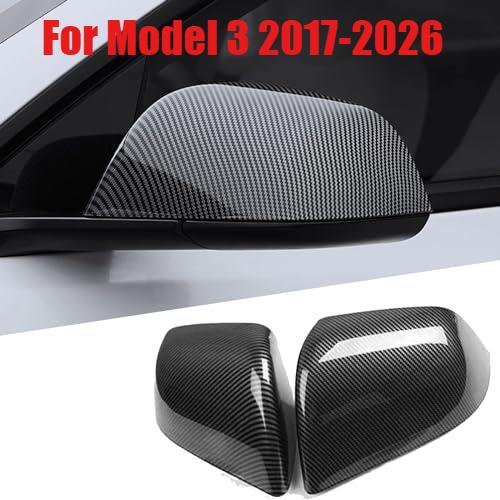 Xiaomi Rearview Mirror Decorative Shell For Tesla Model 3 Y Juniper Car Rearview Mirror Cover Bright/Matte Appearance Car Accessories