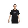 Nike Sportswear Letter Print Design Comfortable Pullover Short Sleeve T-Shirt Men T-Shirts Black FZ5416-010