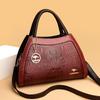 Fashionable Texture Crocodile Shoulder-slung Crossbody Bag with Large Capacity and Retro Style Handbag