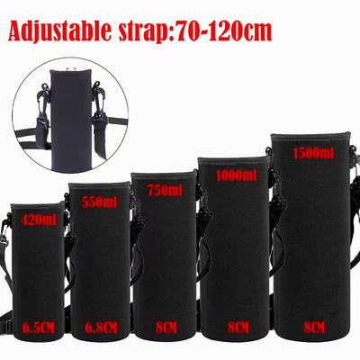 Multi-size Sport Water Bottle Case Insulated Bag Bottle Carrier Bag with Shoulder Strap Outdoor Water Bottle Carrier Pouch Cover