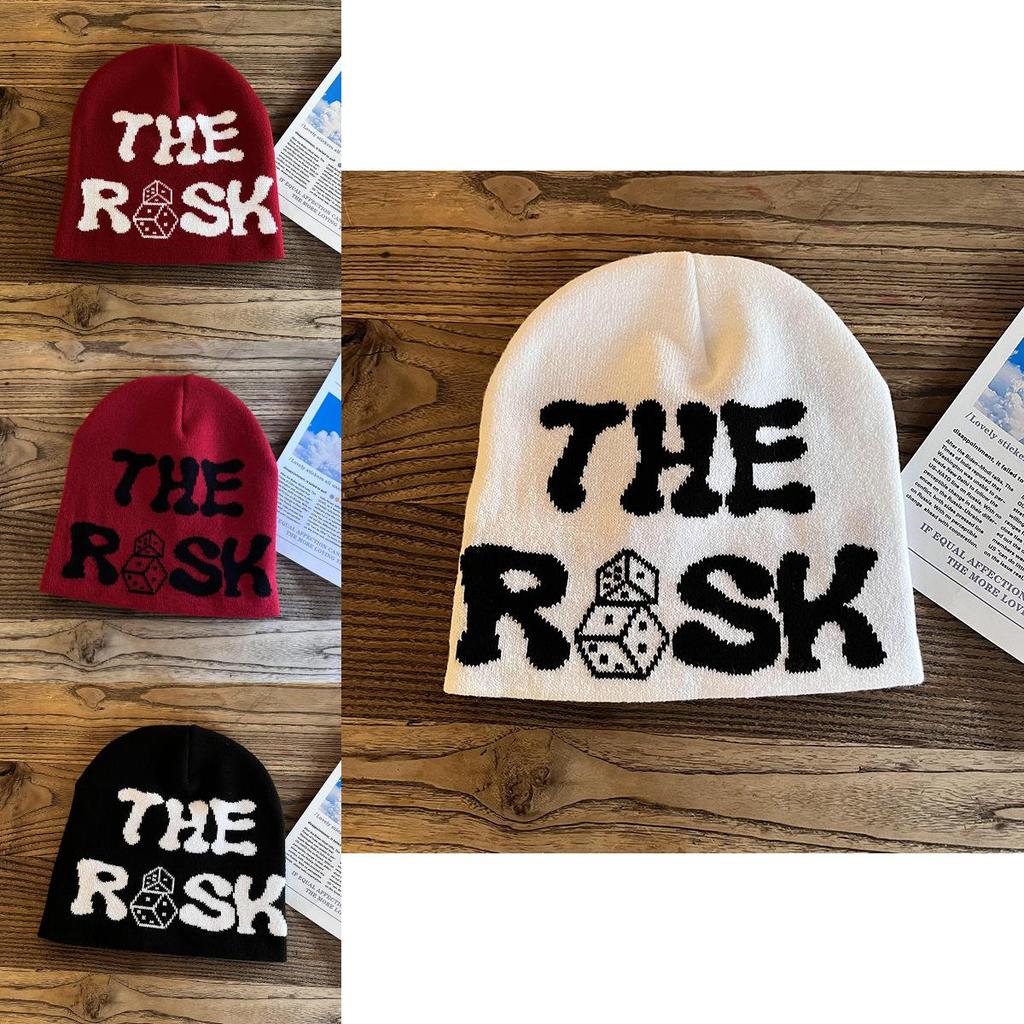 Acrylic Knit Beanie Hat For Men And Women With Letter Embroidery Winter Warmth Fashion Accessory