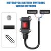 Professional Battery Isolator Switches 12V/24V Heavy Duty & Waterproof Terminal For Electrician Engineering Vehicle Maintenance