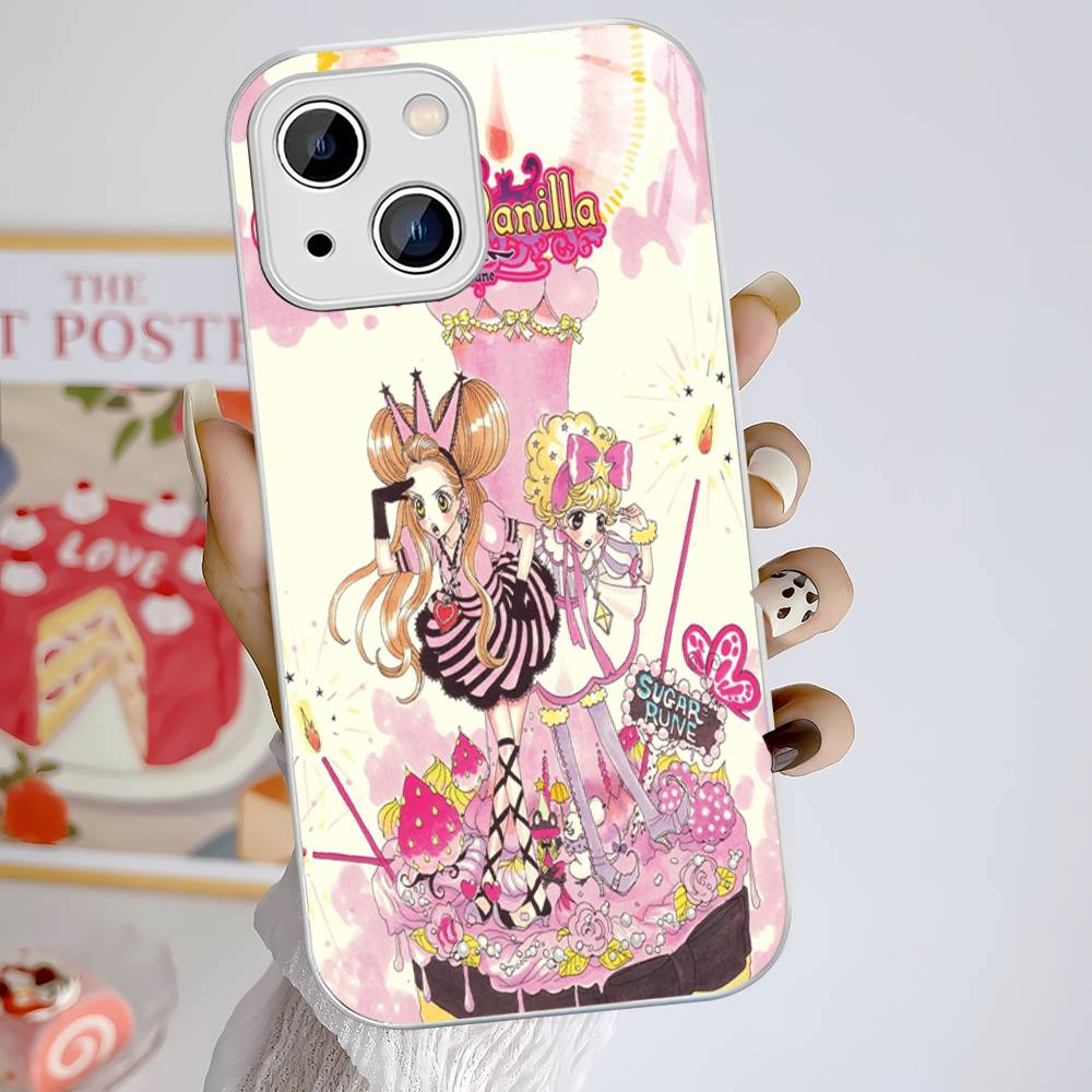 Anime Sugar Sugar Rune For IPhone 14 13 12 Mini 11 Pro XS Max X XR 14 Plus Tempered Glass Cover