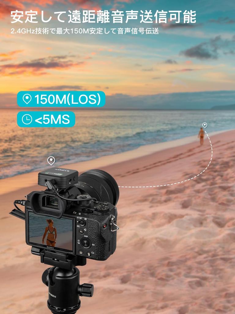 Bezprzewodowy SYNCO G2A1PRO Regulacja głośności Funkcja redukcji szumów Łatwy w obsłudze W zestawie etui ładujące Wygodny do przenoszenia Nagrywanie wideo