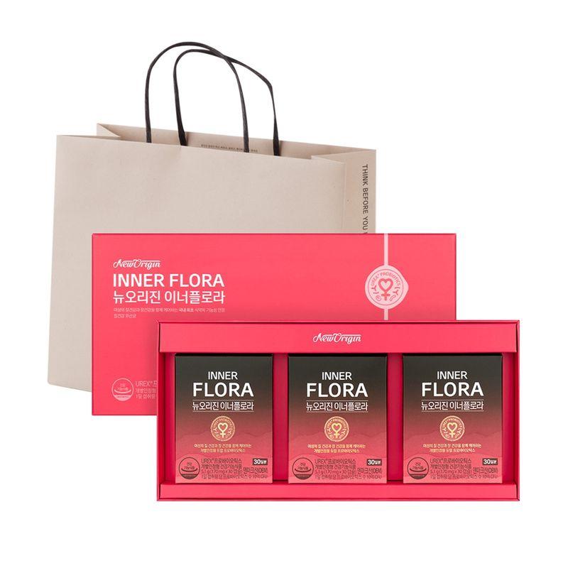 New Origin Inner Flora Gift Set 30cp x 3