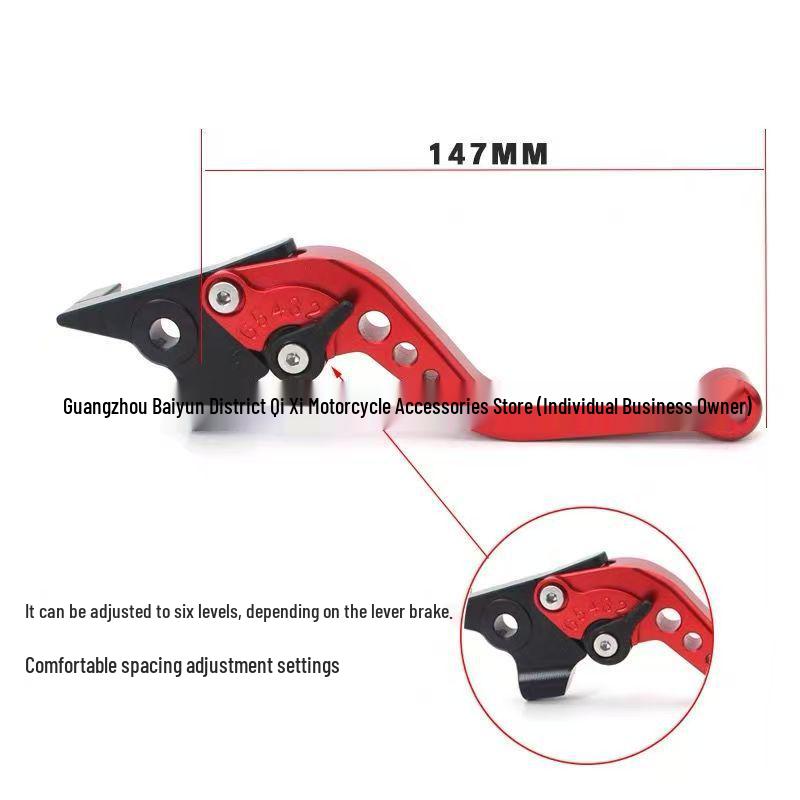 Haojue USR125 VX125 Kurzer Kupplungs-Bremshebel Lenker