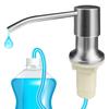Distributeur de savon pour évier en acier inoxydable avec tube d'extension de 100 cm, presse, comptoir de cuisine, évier intégré, tête de pompe de distribution de savon liquide pour vaisselle