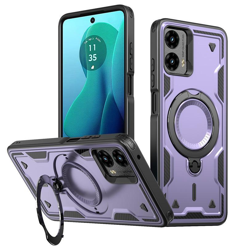 Suitable for MOTO G power antenna ring mobile phone case G play rotating bracket wireless charging magnetic anti-drop cover