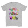 T-shirts Sprunki Hommes Femmes Hauts en Coton Pur Manches Courtes Incroyables Col Rond T-shirts Imprimés