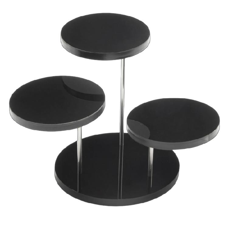 Contemporary Acrylic Jewelry Display Tower Multi Layer Jewelry Organizers For Necklaces Bracelets And More