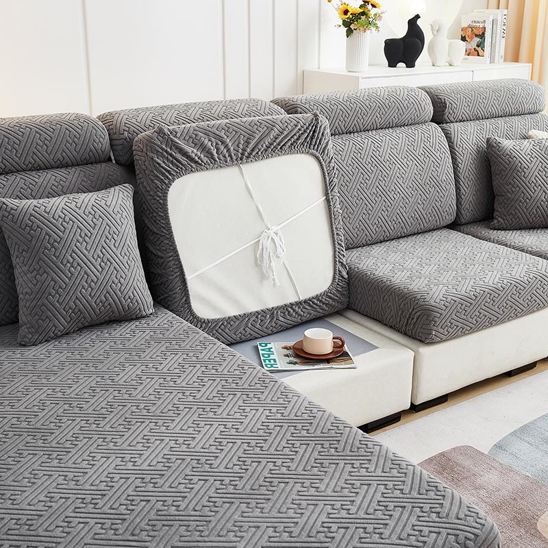 Husă de pernă de scaun jacquard pentru canapea pentru sufragerie Animale de companie Copii Covoraș pentru scaun Husă de mobilă Husă extensibilă detașabilă pentru canapea