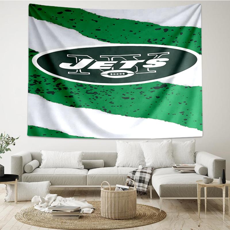Jets Football Quick-Dry Tapestry Hanging for Bedroom,Livingroom, Playroom,Decor Art Room Wall Tapestry Holiday and Birthday Gifts