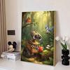 Disney 5D DIY Diamond Painting, Robots Illustration Full Round Diamond Mosaic Cartoon Embroidery Art Painting for Home Decoration