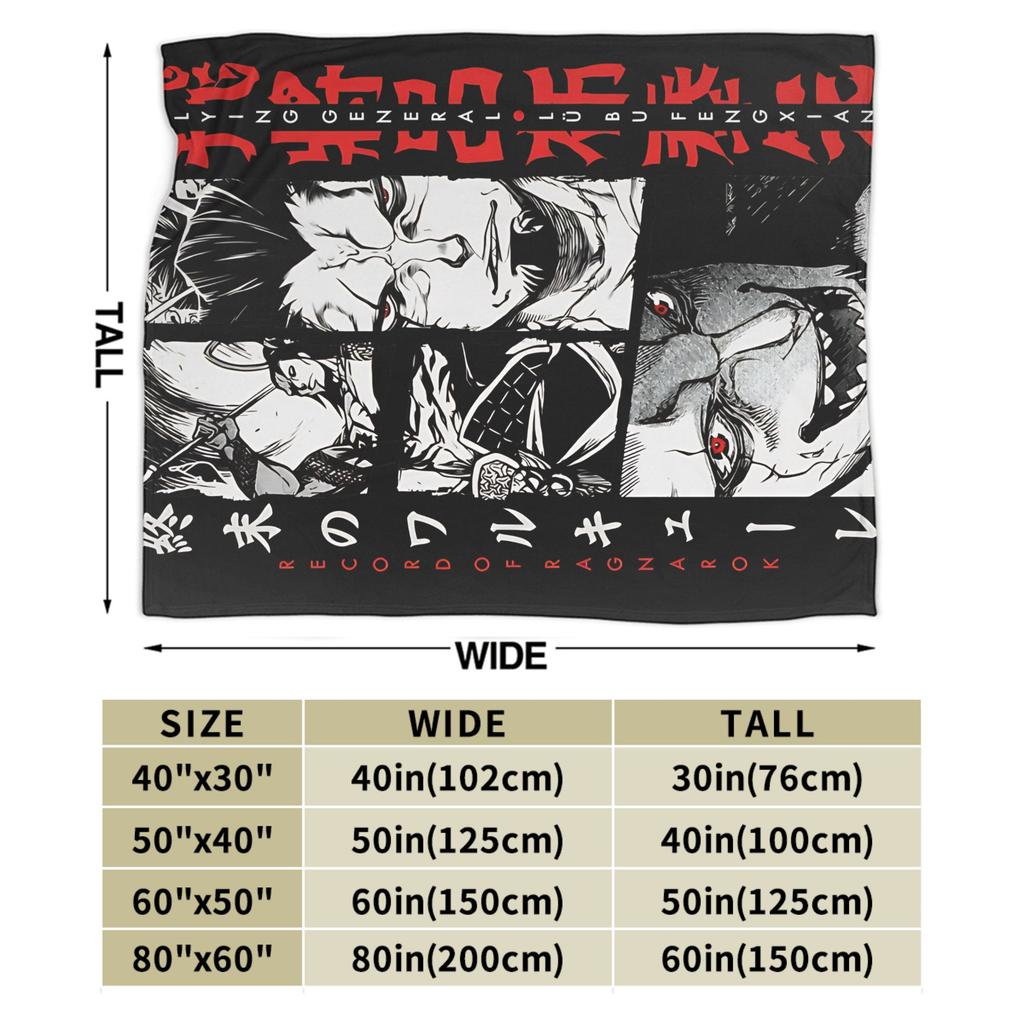 Lu Bu Fengxian Record of Ragnarok SHUUMATSU VALKYRIE Flannel Throw Blankets Blankets for Bed Couch Super Warm Bed Rug,