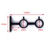 Supporti per Bastoni per Tende da Parete Robusti Resistenti alla Ruggine per Bastoni per Tende del Soggiorno Camera da Letto