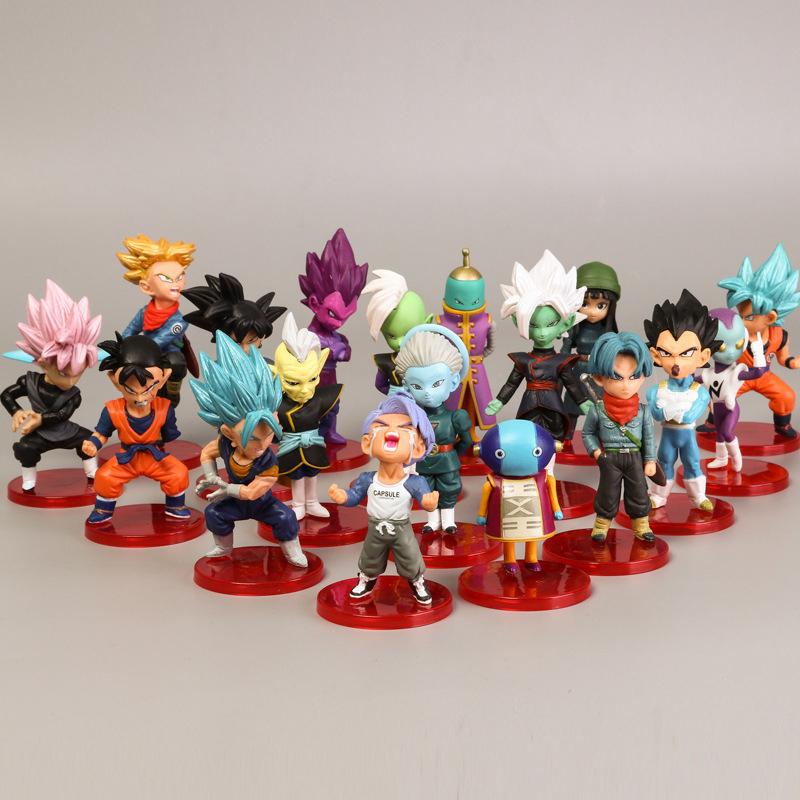 Toys Model Dragon Ball Super Son Goku Vegeta Broly Buu Action Figure Dragon Ball Figure Set Anime Figurines Ultra Instinct Gifts