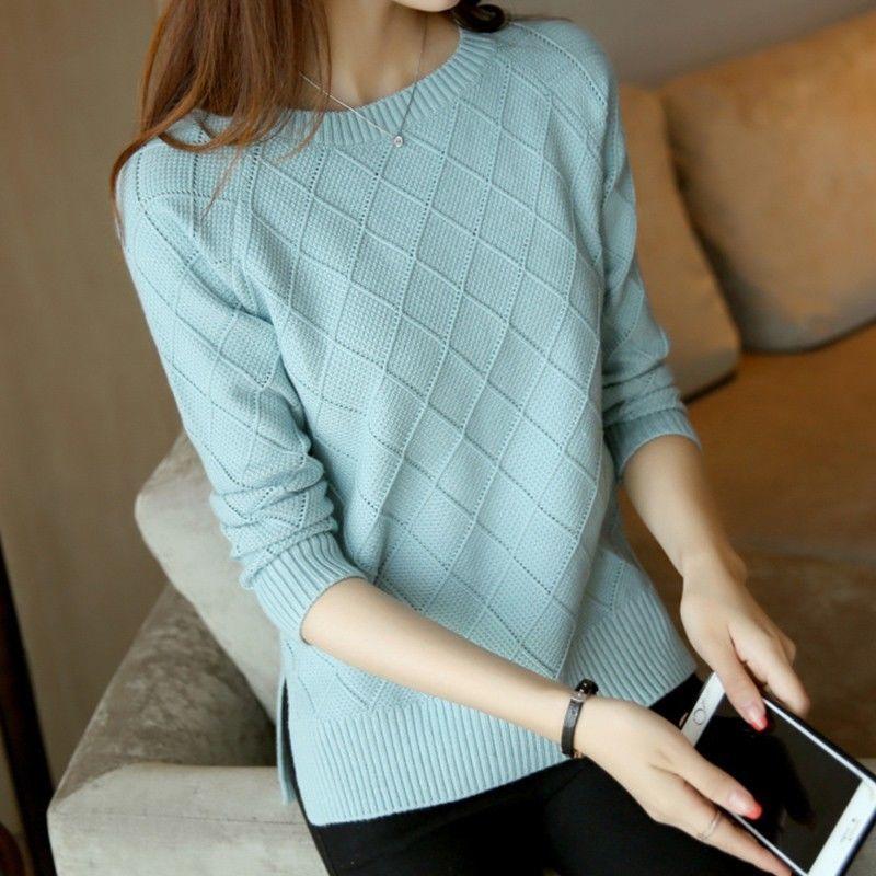 Autumn/Winter Knitted Turtleneck Pullover Sweater with Textured Pattern