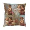 Nordic Victorian Angel Cushion Cover Velvet Fairies Sea Throw Pillow Case Living Room Decoration Pillowcase