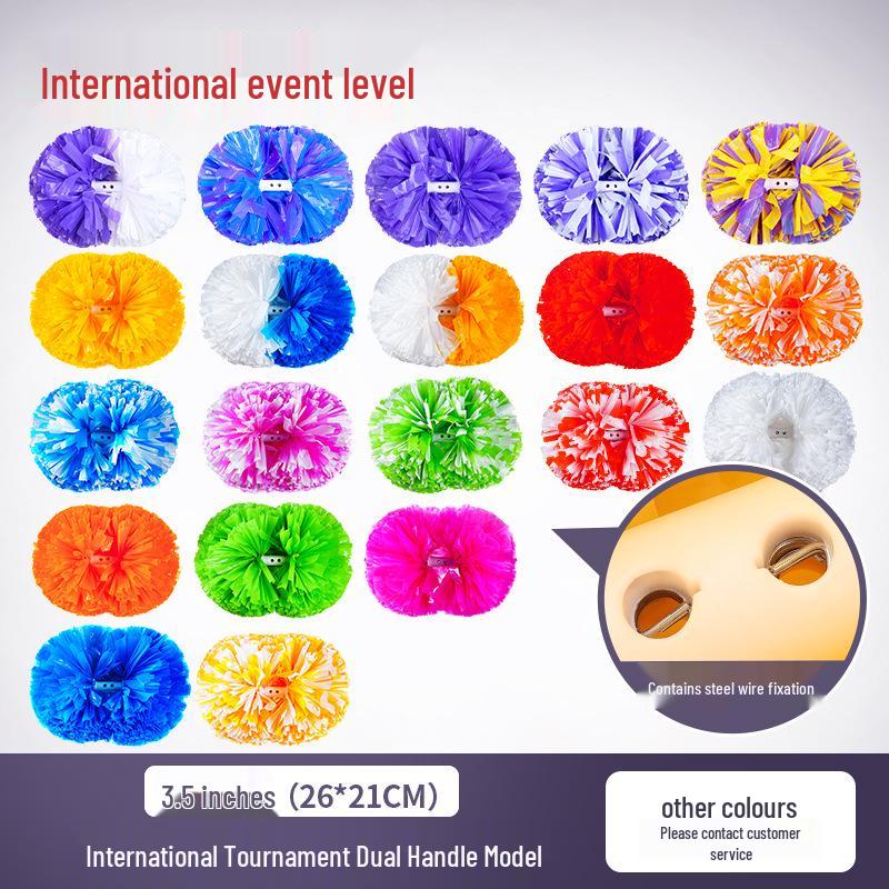 Colorful Cheerleading Pom-Poms for Handheld Dance Performances