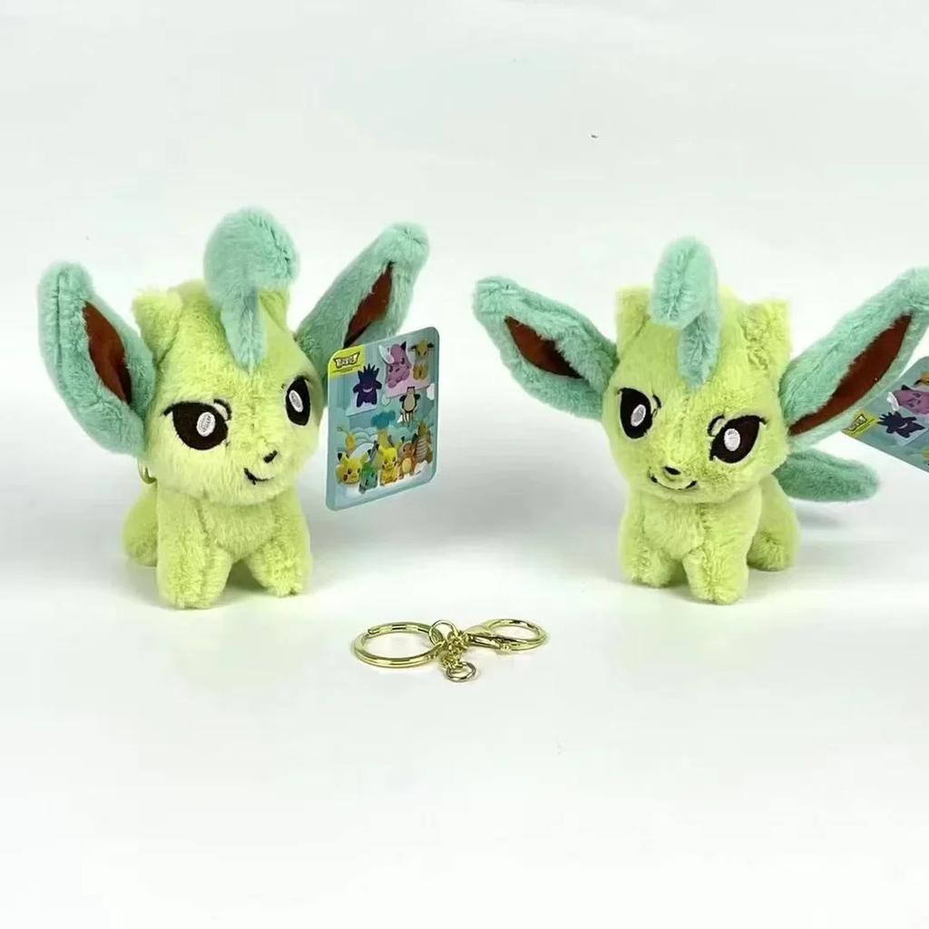 10pcs/lot SylveonLeafeon UmbreonFlareon 12cm Plush Stuffed Toys Doll Toy Keychain Pendant for Gifts