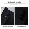 ROMON Men's Slim Fit Business Suit Set