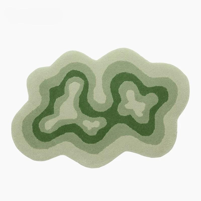 Irregular Carpets For Living Room Modern Style Bedroom Decor Carpet Thicken Lounge Anti-Slip Floor Mat Fluffy Plush Bedside Rug