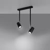 Plafon Tvarix 2 Gu10 Czarny Lumilo 10.195.75
