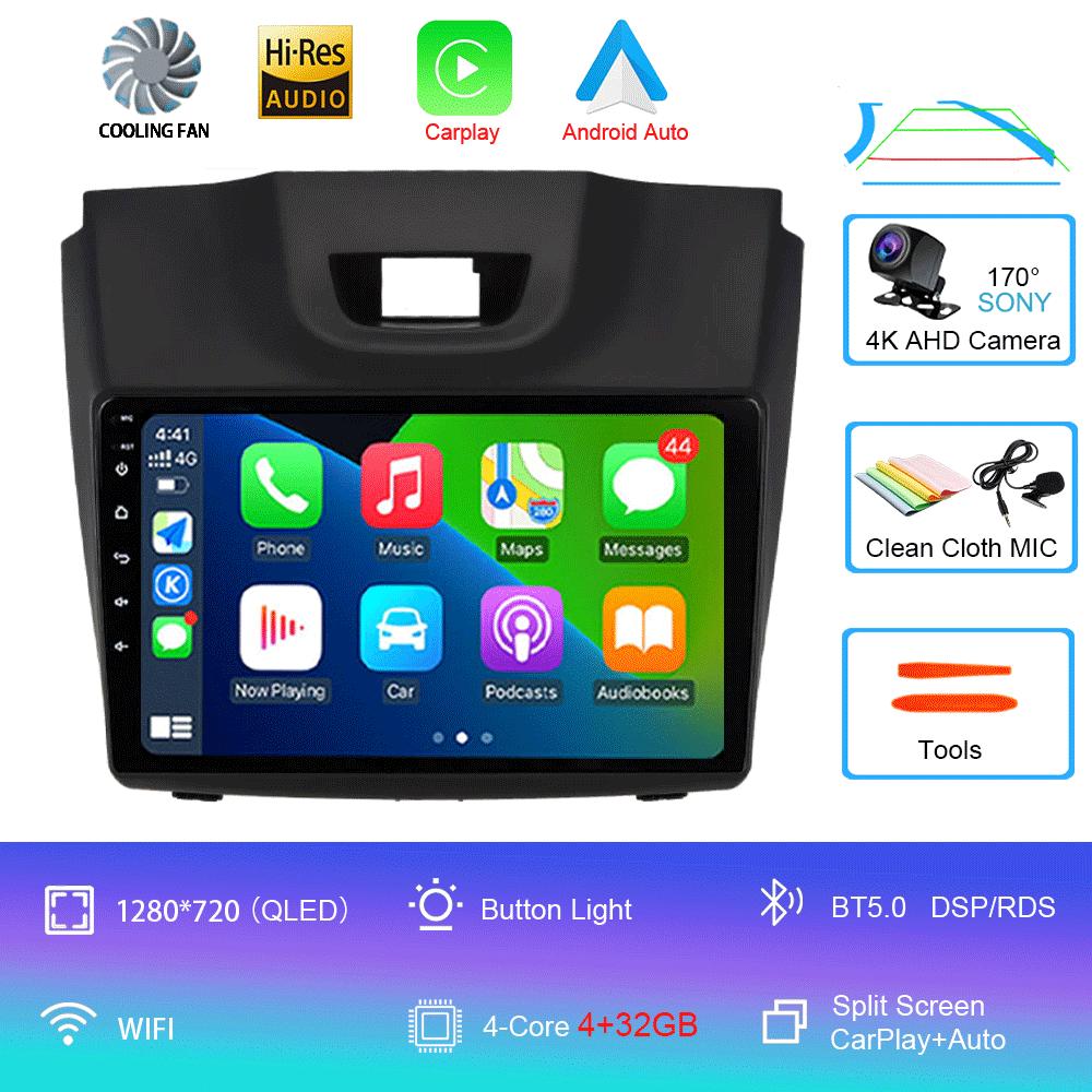 

Android 14 video Player Carplay For Chevrolet Holden S10 TRAILBLAZER COLORADO ISUZU DMAX GPS Car Radio Audio Multimedia Stereo