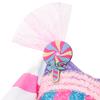 Children's Candy Dress Candy Princess Cosplay Costume Purim Carnival Party Fancy Dress Dress with Candy Hat Suit Prom Costume