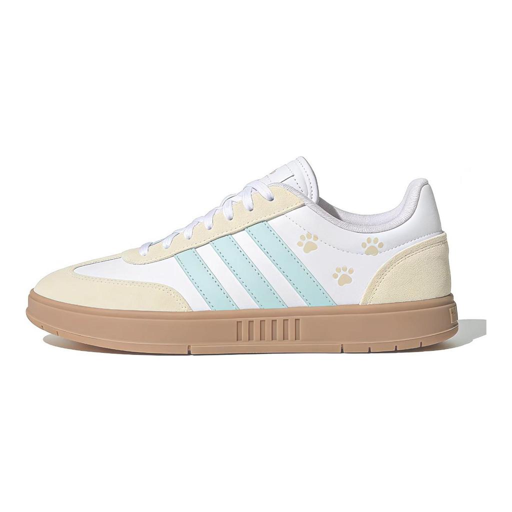 Adidas GRADAS Illusion, Milk Green Cat Paw Low top Skateboard Shoes Women's Light Green IE9044(Team257-)