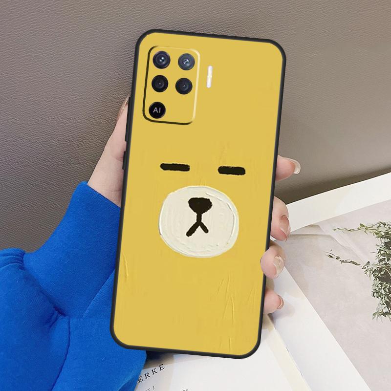 Funny Expression Case For Oppo A77 A57 A17 A60 A80 A40 A74 A54 A94 A78 A98 A18 A38 A58 A96 A76 A16 A15 A5 Pro