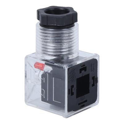 5Pcs Solenoid Coil Plug Hydraulic Solenoid Valve Transparent Voltage Universal Accessories DC24V