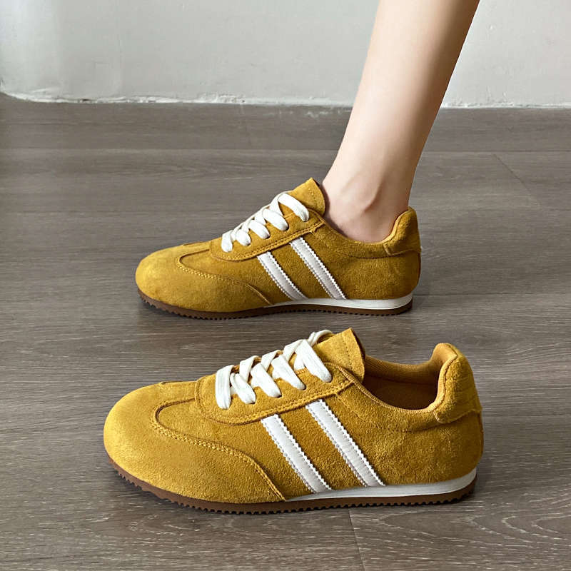 Versatile Lightweight Soft-soled Sports and Leisure Board Shoes for Women's Models 2025 New Spring Popular Retro Forrest Gump Training Shoes