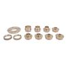 11Pcs Router Template Guide Set Kit Brass Bushing with Carrying Case for Woodworking Repair