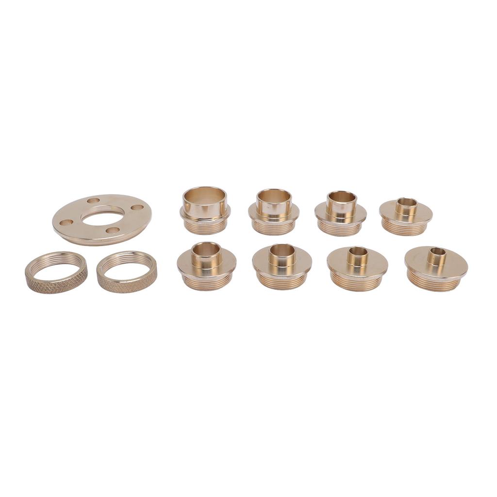 11Pcs Router Template Guide Set Kit Brass Bushing with Carrying Case for Woodworking Repair