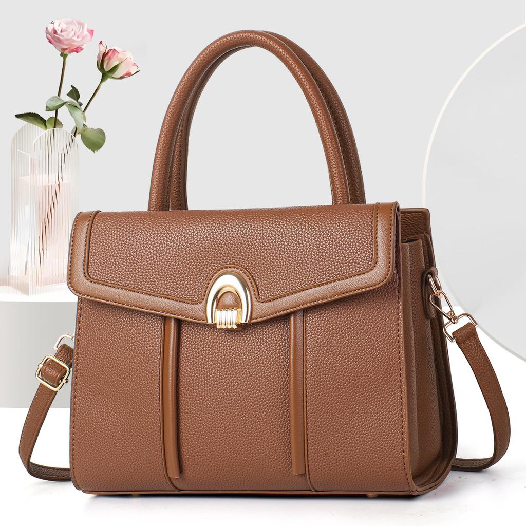 Simple and fashionable women's bag New large-capacity messenger bag Going out casual handbag Practical women's bag