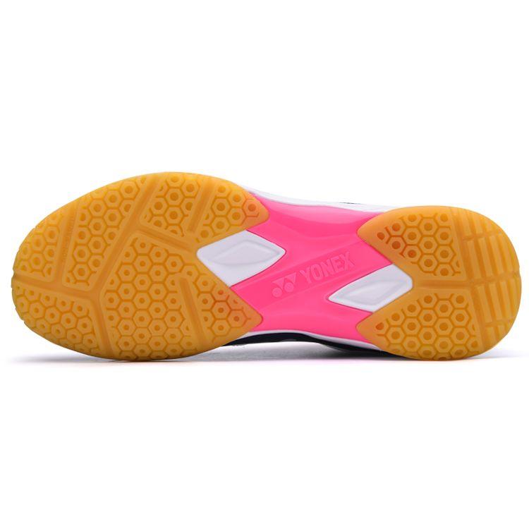 YONEX Scarpe da Badminton Power Cushion 210Cr Basse Unisex Blu Navy Rosa SHB210CR-675